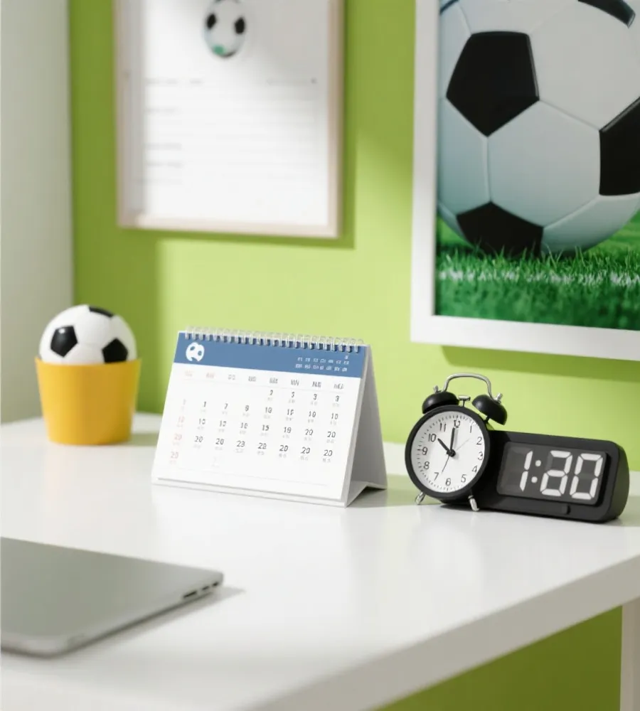 开赛提醒与赛程安排示意图